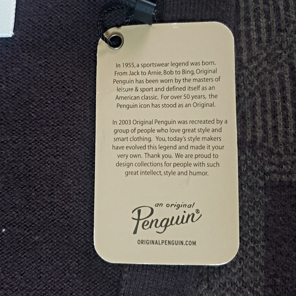 NWT Original Penguin Cardigan Sweater - Picture 11 of 12